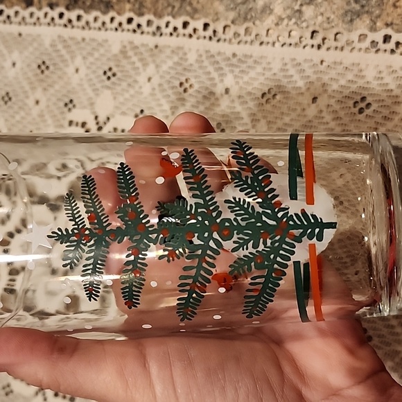 Vintage KIG Snowman 16 oz Glass - Picture 5 of 5